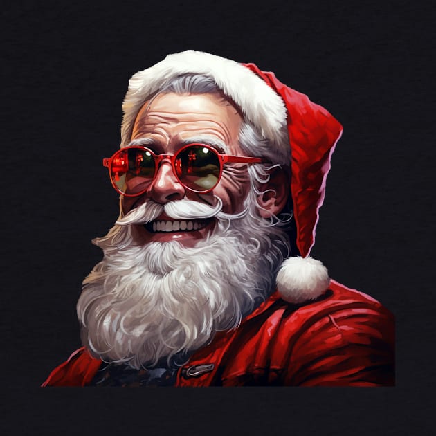 Santa claus with glasses by PitubeArt